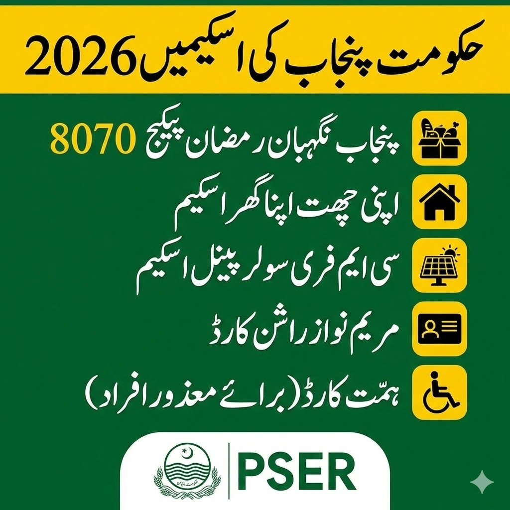 Punjab Government Schemes list